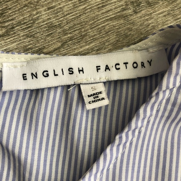 English Factory Baby doll top sz S - Picture 2 of 6